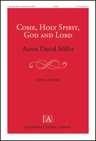 Come, Holy Spirit, God and Lord Unison choral sheet music cover Thumbnail